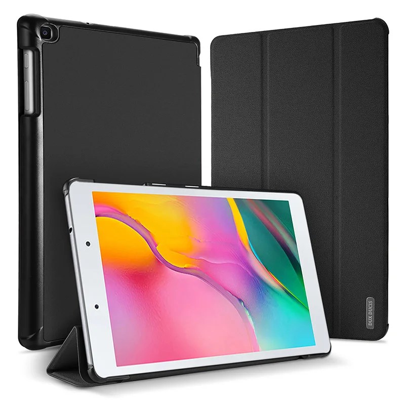 Черный Флип-чехол для samsung TAB A 8,0 T290/T295, защитный Магнитный чехол-подставка из искусственной кожи, ударопрочный чехол для планшета - Цвет: Черный