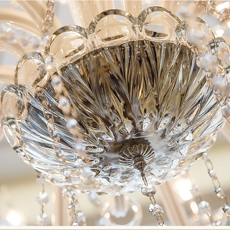 

Modern luxury transparent chandelier LED lighting living room decoration loft light living room dining room interior lighting