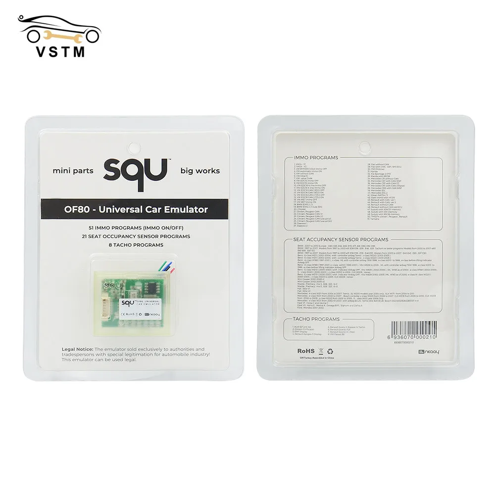 Универсальный эмулятор автомобилей SQU OF68 OF80 многофункциональные мини-детали 42
