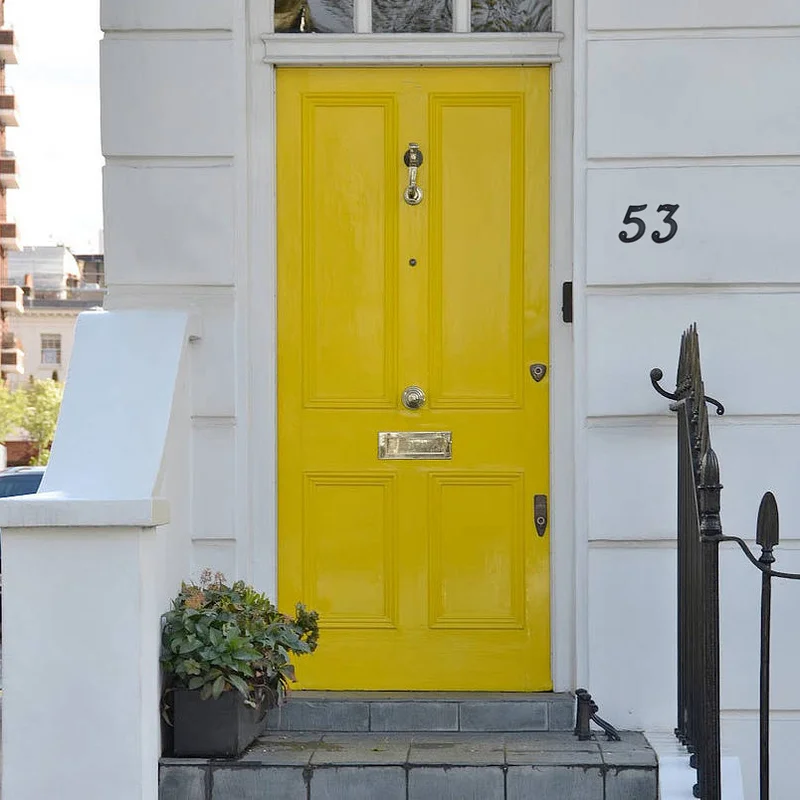 139 мм большой 3D номер дома двери домашний адрес номера цифровой дверной знак