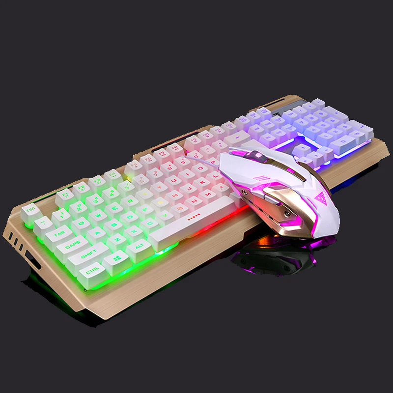 клавиатура механичекая Игровой keybord и мышь с двухцветной инжекцией