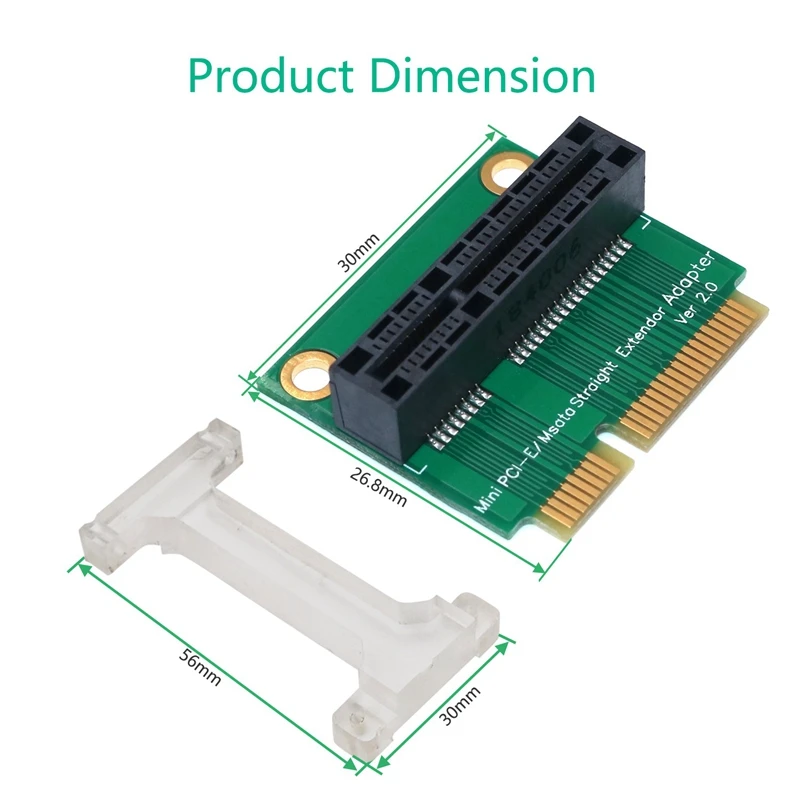 Мини PCI-E/адаптер mSATA для 3G/4G WWAN LTE GPS и карточка MSATA (вертикальная установка) |
