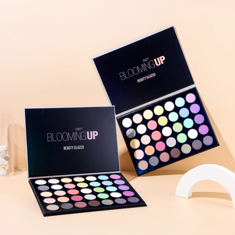 Матовое стекло с перламутровым эффектом Beauty Glazed 35 цветов тени для век хайлайтер
