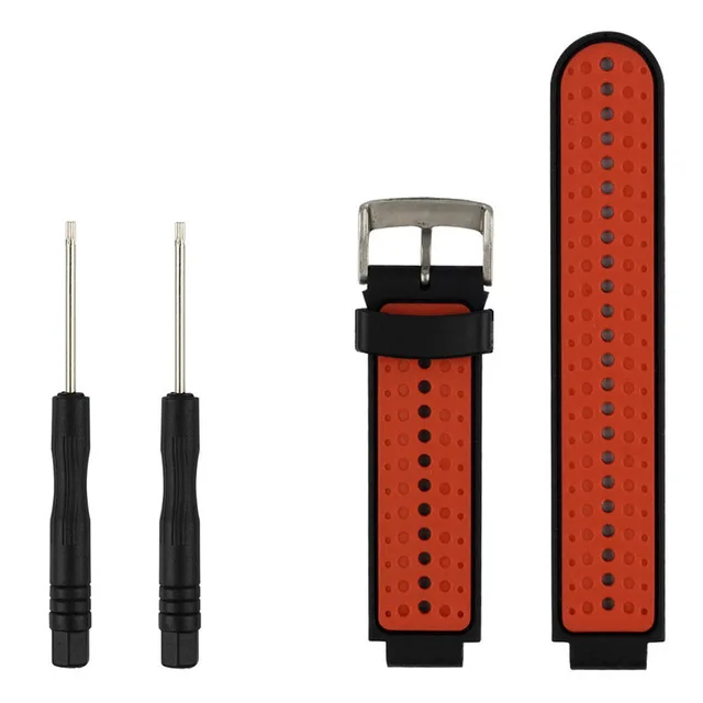 Ремешок силиконовый для смарт-часов Garmin Forerunner 235/230/620/630/735XT/235Lite | Наручные часы