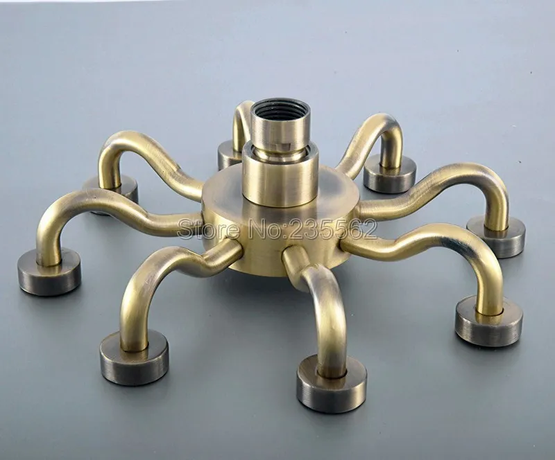 Винтажная Античная бронзовая насадка для душа в стиле ретро верхняя