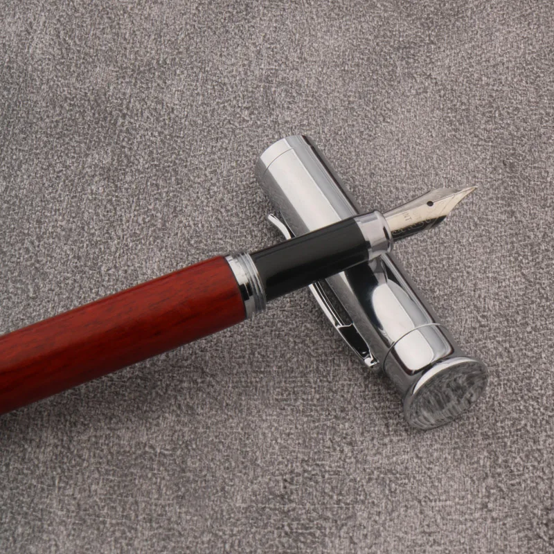 Ручка перьевая из сандалового дерева нержавеющей стали | Канцтовары для офиса и