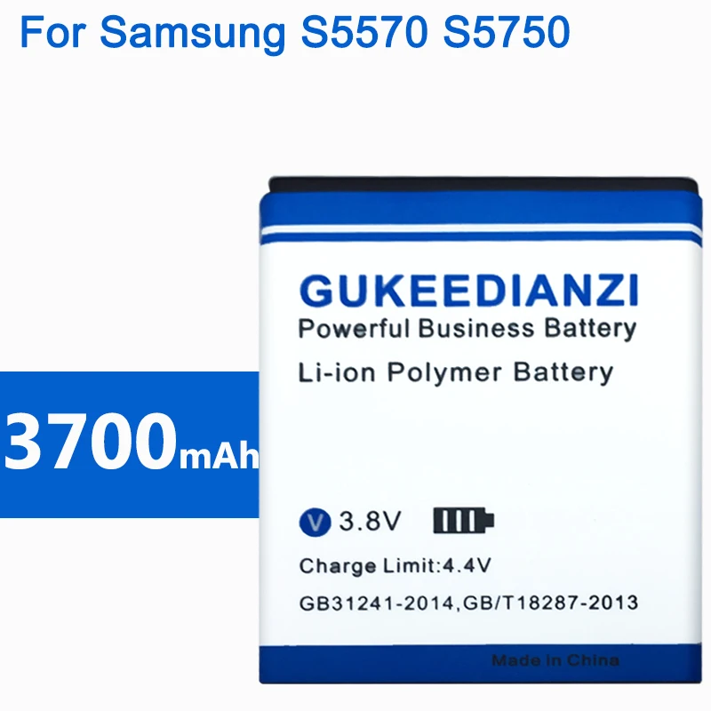 Сменный аккумулятор GUKEEDIANZI 2019 для SAMSUNG S5330 GT S5570 i559 S5232 C6712 S5750 оригинальный EB494353VU 3700