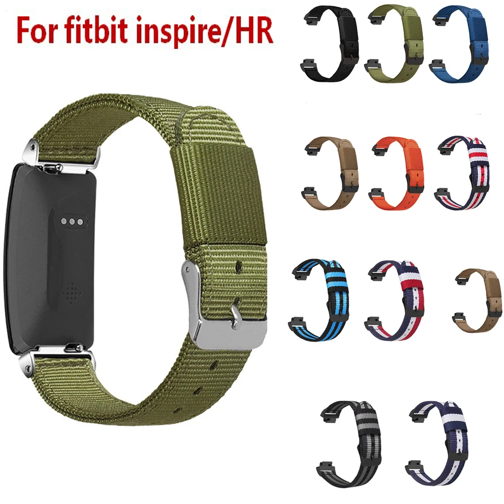 Нейлоновый браслет на запястье для Fitbit Inspire, кожаный ремешок для смарт-часов, ремешок для Fitbit Inspire HR, ремешок для наручных часов Inspire