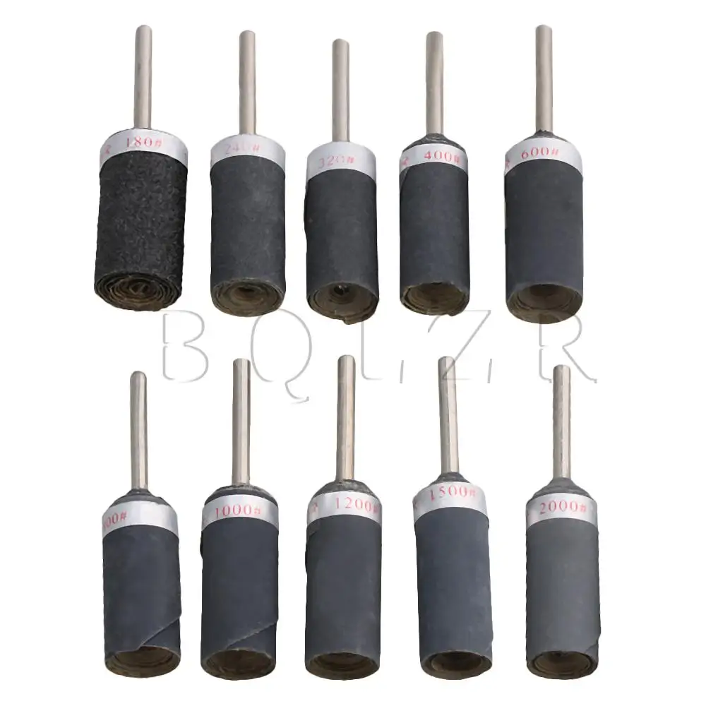 

BQLZR 10 Pcs Grinding head Dia Sanding Head Polishing Grinding Burr Fit Rotary