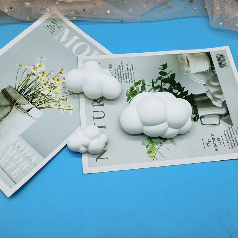 3D Силиконовая форма в форме облака для шоколада мусса помадки льда кубика