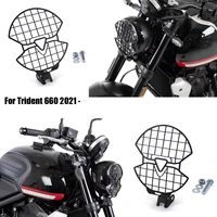 new motorcycle accessories headlight guard protector grill for trident 660 trident660 2021