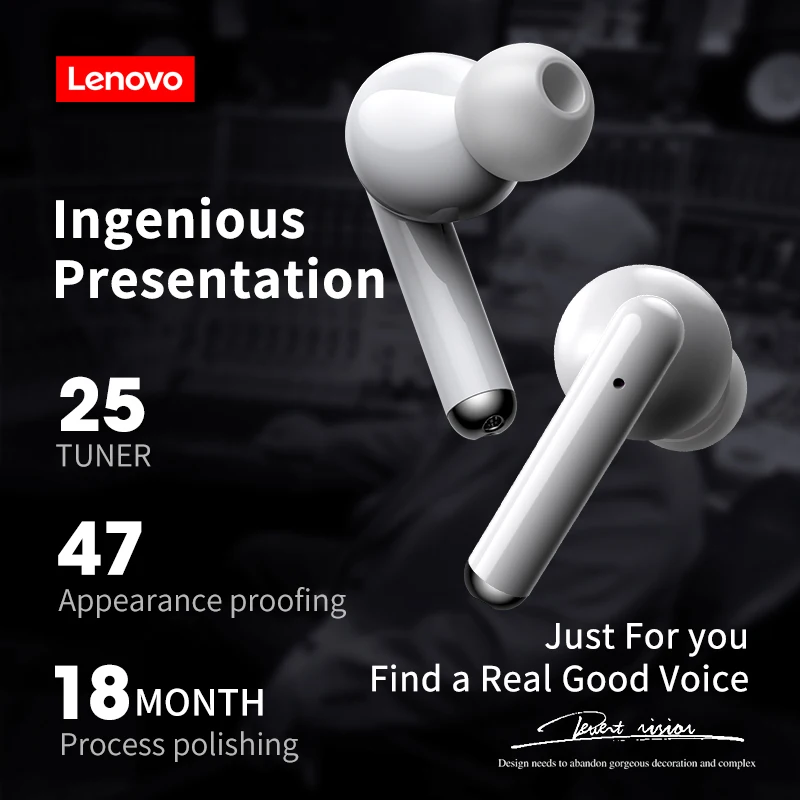

Lenovo LP1 Wireless Headphones Bluetooth Earphones TWS Dual Stereo Noise Reduction Headset Touch Control Long Standby Earbuds