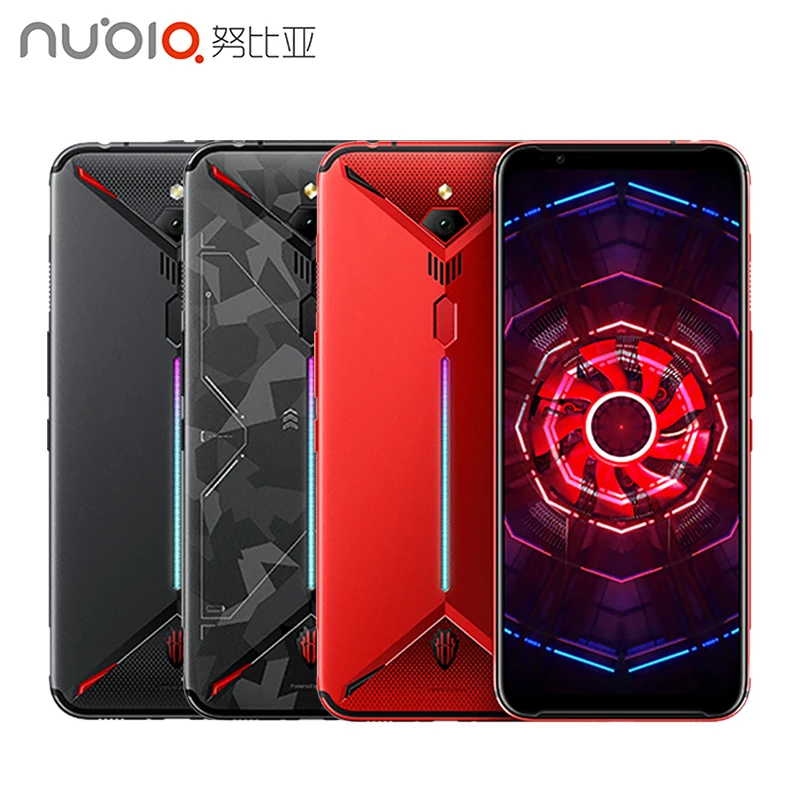 Мобильный телефон zte Nubia Red Magic 3, 6,65 дюймов, Восьмиядерный процессор Snapdragon 855, отпечаток пальца, фронтальная камера 16 МП, задняя камера 48 МП, 8 ГБ, 128 ГБ, 5000 мАч, игровой телефон