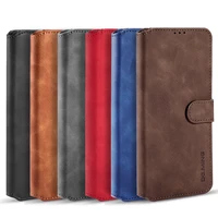leather phone case for samsung galaxy s7 edge s8 9 10 20 21 plus 20 21 ultra fe 20 lite fan wallet retro magnetic slot cover