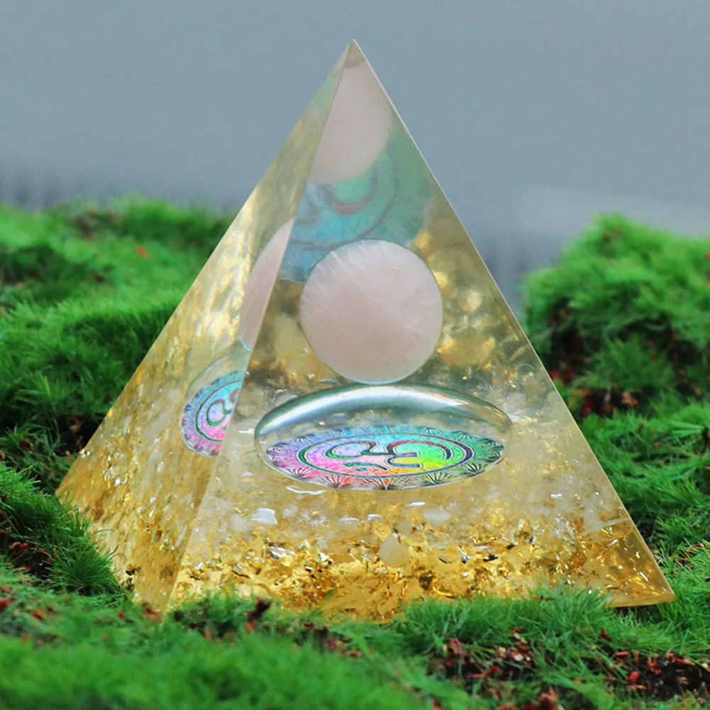 

Пирамида оргонита ручной работы, натуральный кристаллический камень, ОРГОН, генератор энергии, исцеляющая чакра рейки, собирающая богатств...