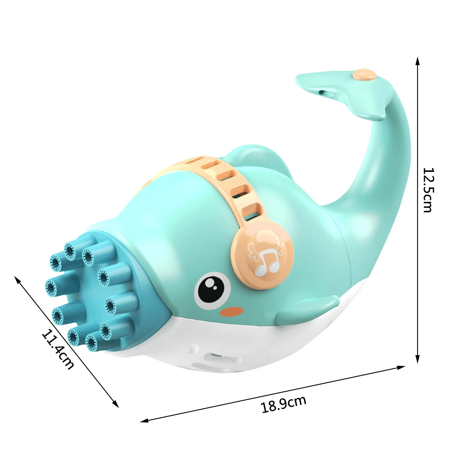 

Cute Dolphin Gatling Bubble Machine Bubbler Summer For Kid Outdoor Toy Kids Toy Bath Toys Bubble Machine Toys Wedding Supplies