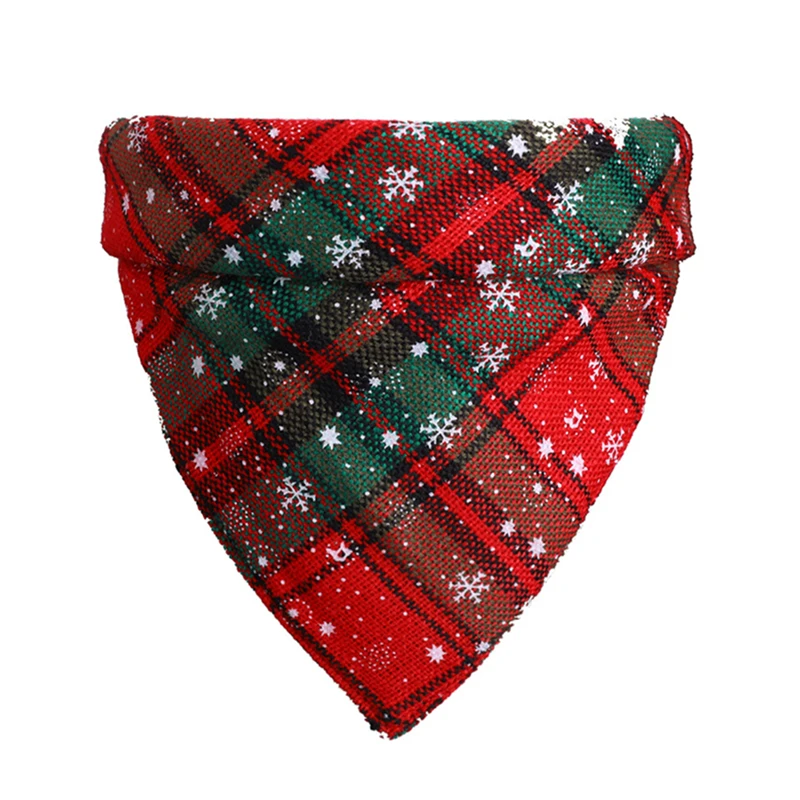1 шт. Рождественский Регулируемый шейный ошейник для собак кошек щенков повязка