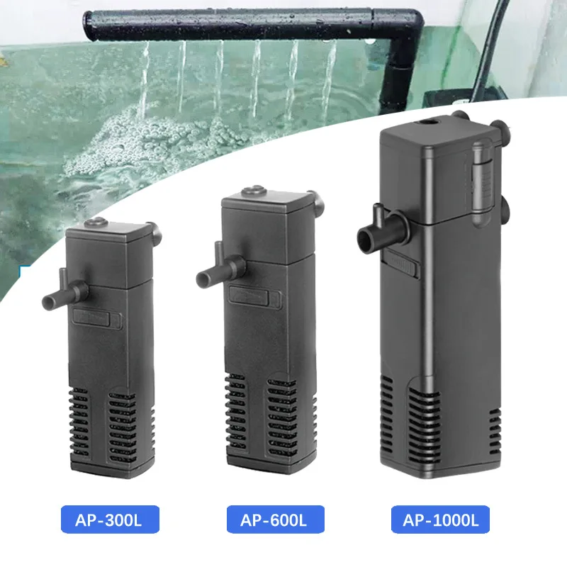 Аквариумный погружной фильтр насос внутренний аквариум для очистки воды