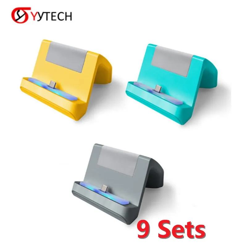 

ABS Fast Charger Type-c Practical DC 5V Professional Dock Station Adjustable USB Charging Stand Game Console for NS Switch Lite