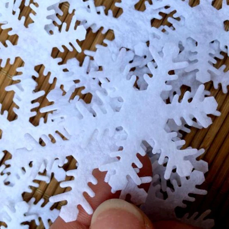 Искусственные снежные цветы распыление Конфетти Для вечерние зимние Новогодние