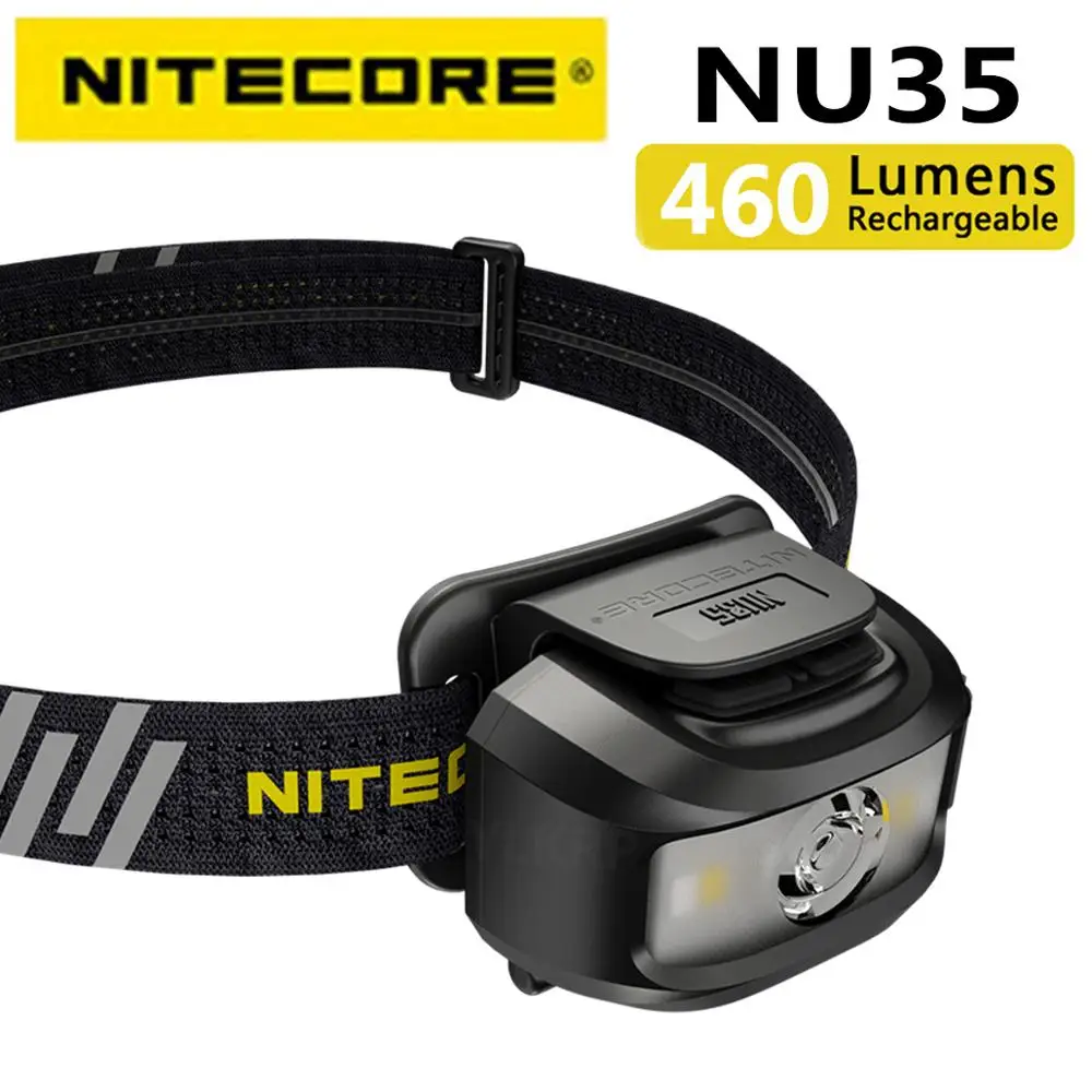 NITECORE NU35 460 люменов может одновременно использовать встроенную батарею и легко