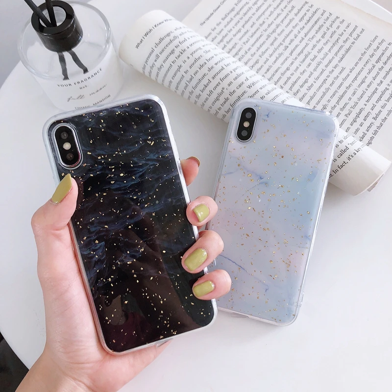 Блестящий блестящий золотой фольгой акварельный мрамор Радуга из мягкого