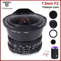 ttartisan 7 5mm f2 aps c fisheye lens wide angle for sony e mount fuji m43 nikon z mount mirrorless cameras a6500 x t3 z6 z7