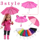 Кукольный Зонт 13 14 BJD мини-зонт от солнца и дождя для 18-дюймовой американской девочки и 43 см куклы для новорожденных Zaps поколение игрушка