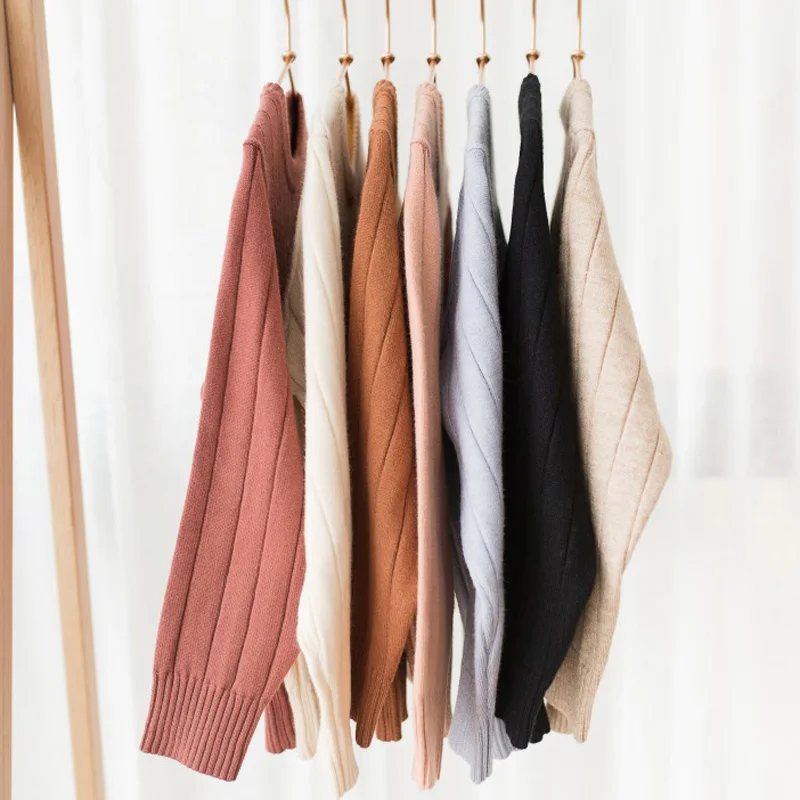 Свитера для девочек и мальчиков сезон осень зима Детские вязаные свитера пуловер