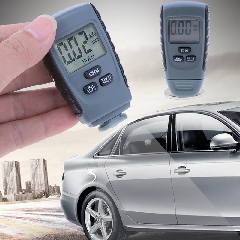RM660 Coating Painting Thickness Gauge Tester Ultrasonic Film Mini Car Measure Paint Measuring Instrument | Инструменты