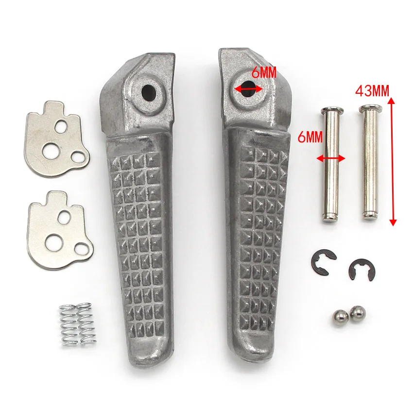 Für honda cbr500 cbr500r msx125 grom 125 cb500f cbr650f crf1000 crf1000d afrika twin motor cyle dct fuß stifte hintere fußstützen gesetzt – Detail 4