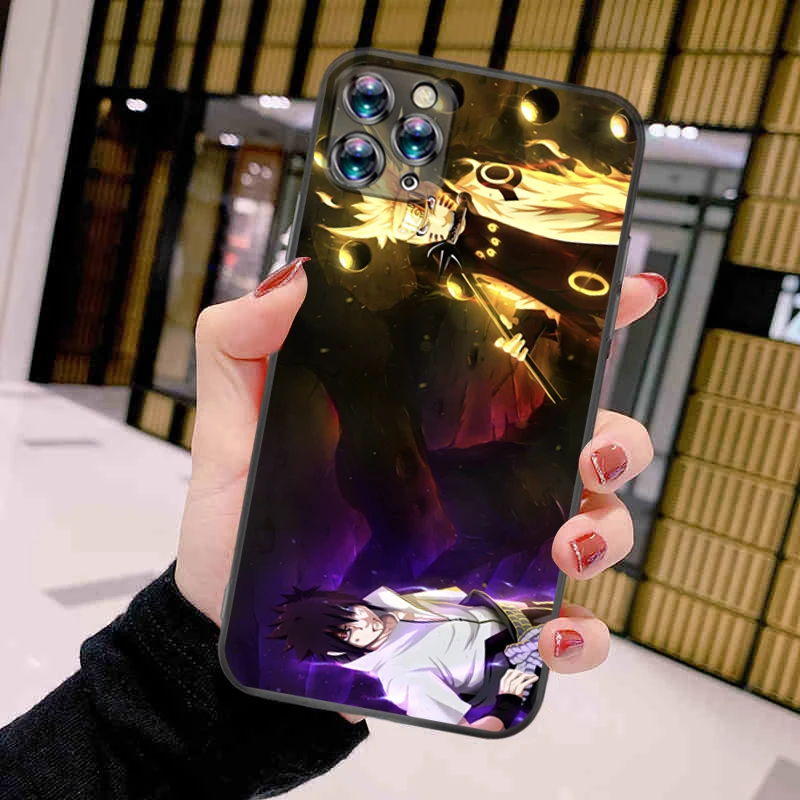 

S-Sasuke N-Naruto Kakashi Phone Case For iPhone 11 Pro MAX Full Protection Soft Coque Lifeproof Mobile Cute Cool Ultra Thin