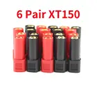 6 пар, оригинальный переходник AMASS XT150, 6 мм, штекер, гнездо, 120 А, для аккумуляторов LiPo RC