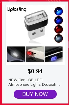 Рождественский подарок светодиодный Автомобильный USB атмосферный свет DJ RGB мини красочная музыкальная звуковая лампа для USB-C поверхности телефона