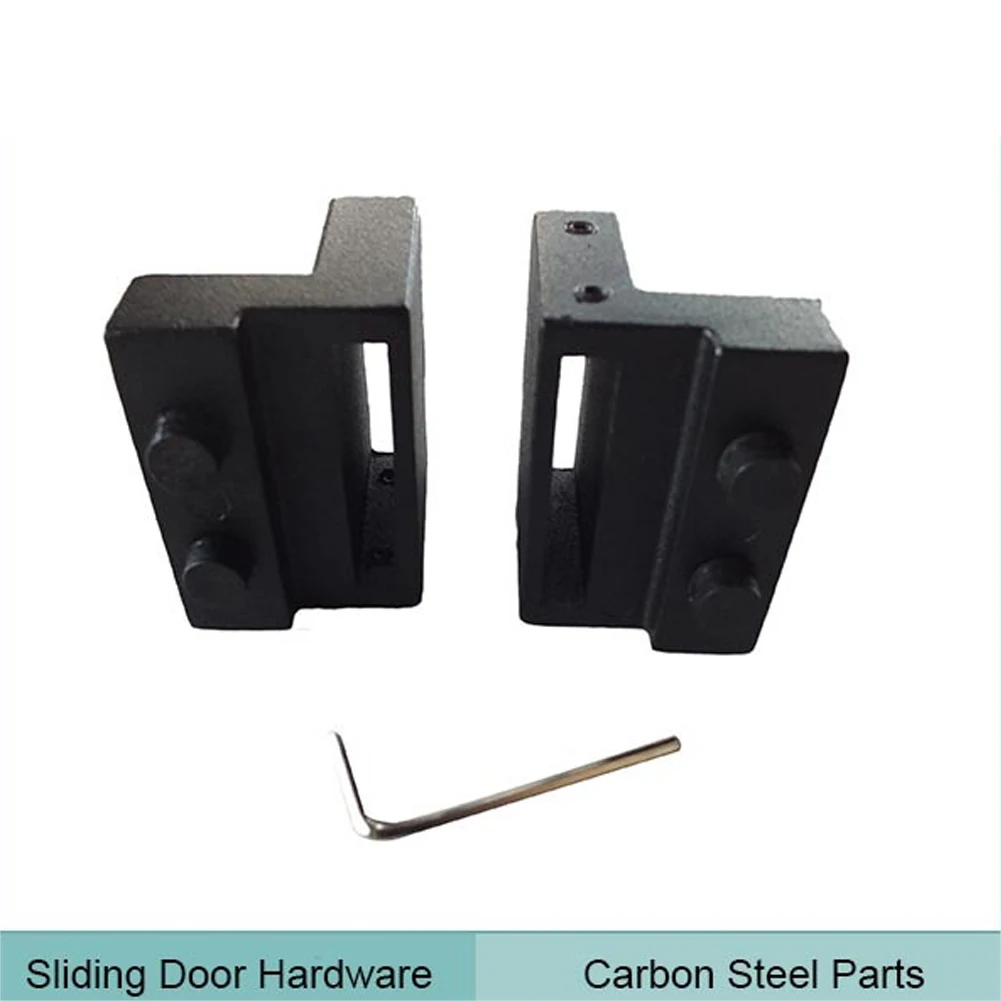 2 шт. углеродистая сталь легко установить замок двери сарая раздвижной плоский