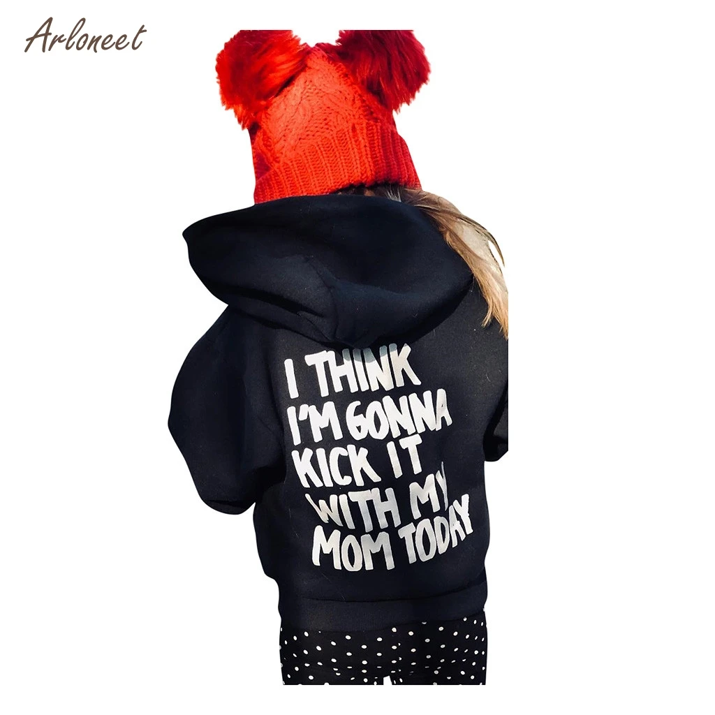 ARLONEET 2019 Toddler Kids Baby Boys Hooded Jackets Sweatshirts Infant Letter Hoodies Tops Toddlers Outerwears Overcoats | Детская