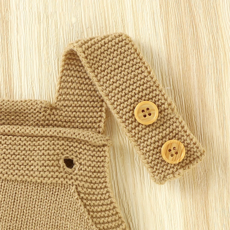 

Spring Hot sale Boys Girls Soft Knit Sling Cute Cartoon Rabbit Bag Fart Romper Baby Clothes Roupas de bebe