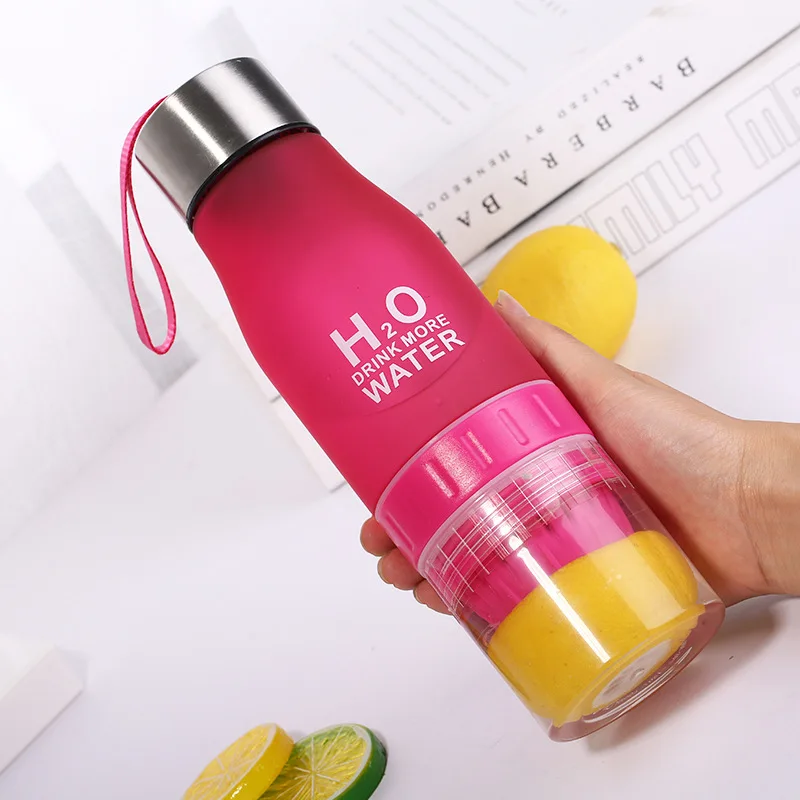 Бутылка для воды 650 мл инфузер фруктового сока зеркальная чашка кружка