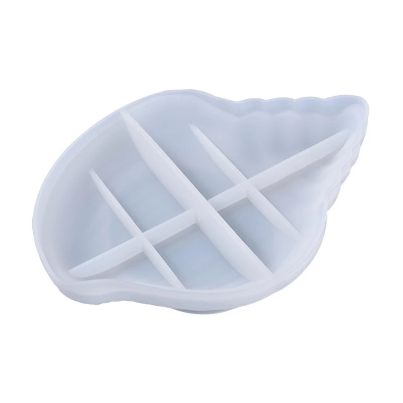 

E56F Conch Shell Storage Box Epoxy Resin Mold Jewelry Holder Casting Silicone Mould