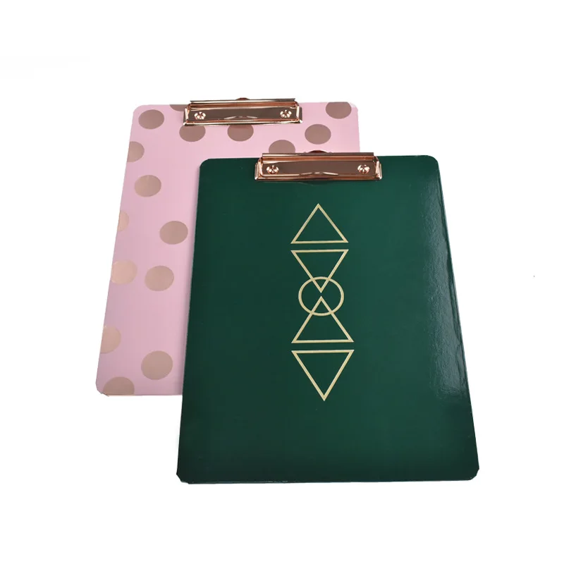 

Буфер обмена A4 бумага мдф завернутая папка из розового золота деревянный материал жесткая доска для письма треугольник отверстие файл клип...