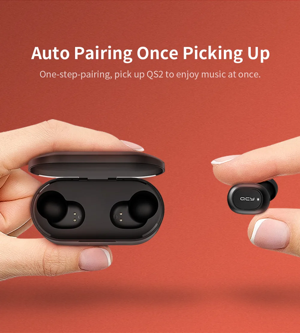 QCY T1S TWS Bluetooth 5 0 наушники 3D стерео спортивные музыкальные беспроводные Игровые с