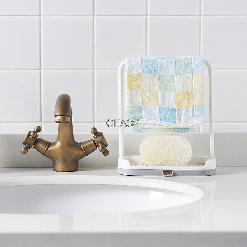 1 шт. стойка для хранения губки 2 в | Дом и сад