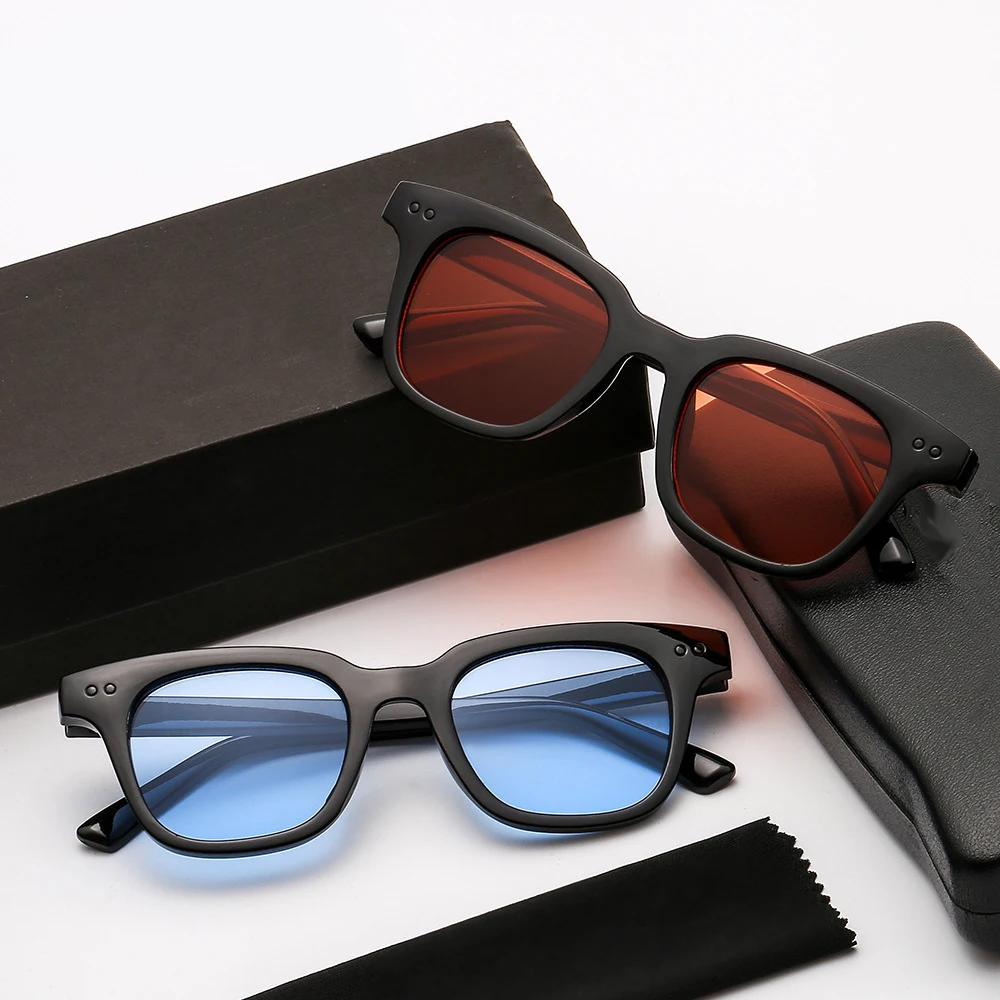 Модные Квадратные Солнцезащитные очки женские дизайнерские роскошные