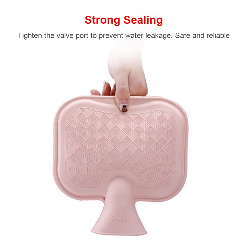 

1000ml Plush Cartoon Explosion-Proof Rubber Water-Filled Hot Water Bottle Plush Cloth Cover