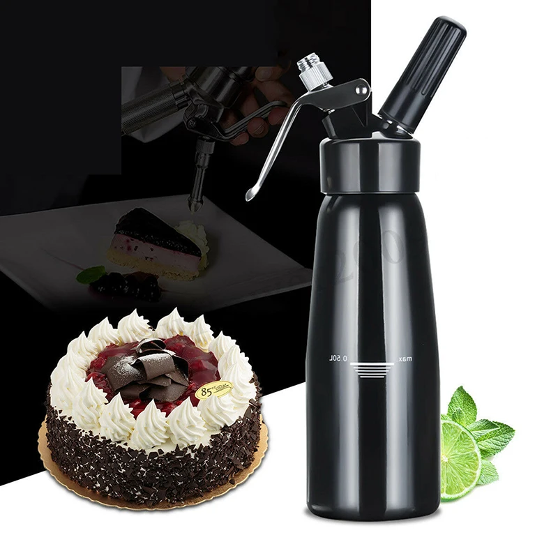 

Пенообразователь для крема, аппарат для выпечки тортов, профессиональный алюминиевый зеркальный кофе, десерт, торт «сделай сам», инструмен...