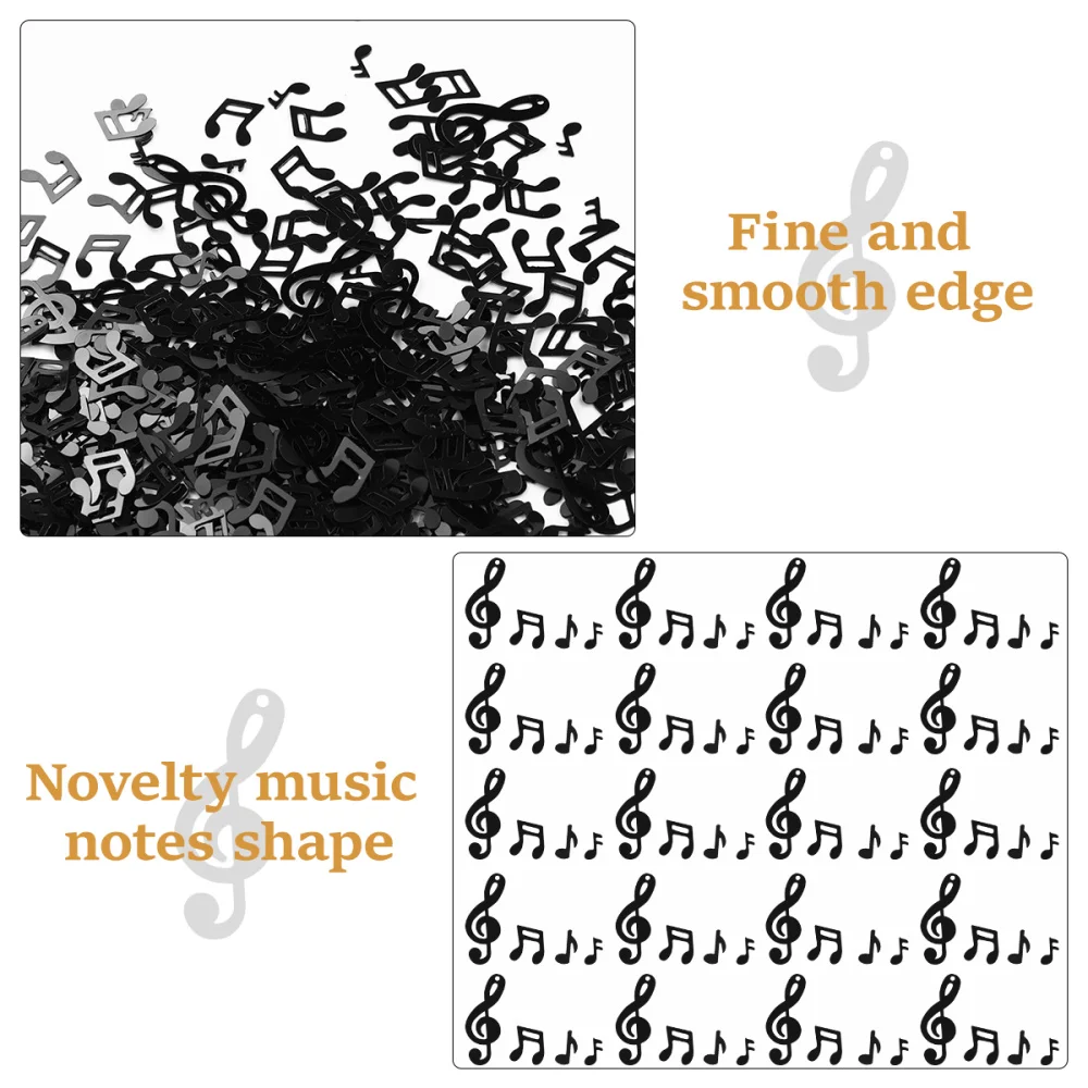 TOYANDONA 15g Musical Note Confetti Table Decorations Party Supplies for Party Birthday Wedding Baby Shower Festival (Asso