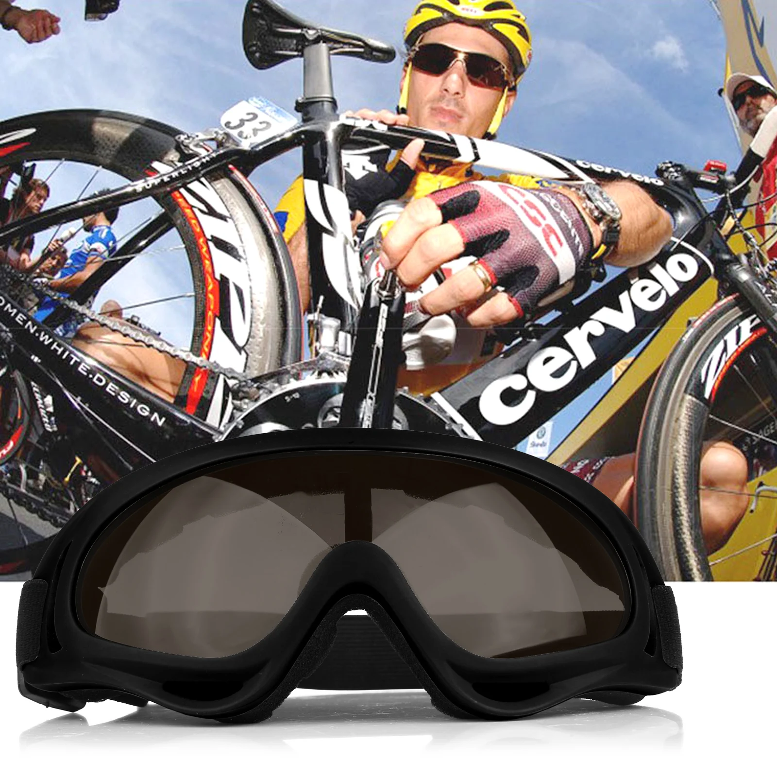 Велосипедные лыжные защитные очки мото rcycle спортивные для катания на лыжах