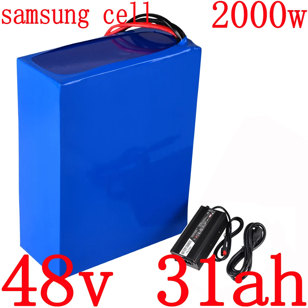 

48V 1000W 2000W Battery 48V 30Ah Electric Bike Battery 48V 30Ah 25Ah 20Ah 18Ah 15Ah 13Ah 10Ah Lithium Battery use samsung cell