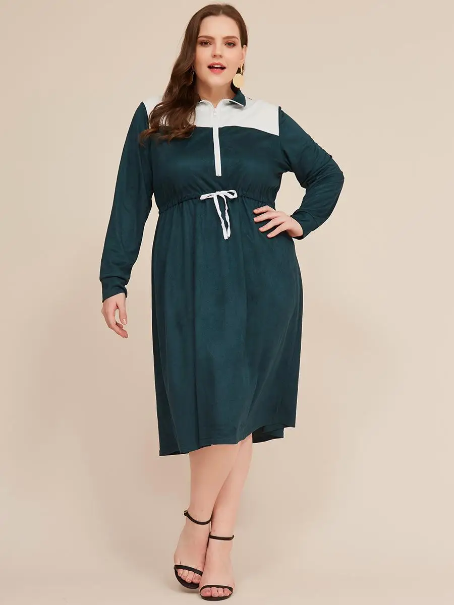 5XL 6XL, осень, женское платье большого размера, повседневное, из кусков, для женщин, зима, плюс размер, s, платье на молнии, для девушек, для офиса, вечерние, облегающее платье