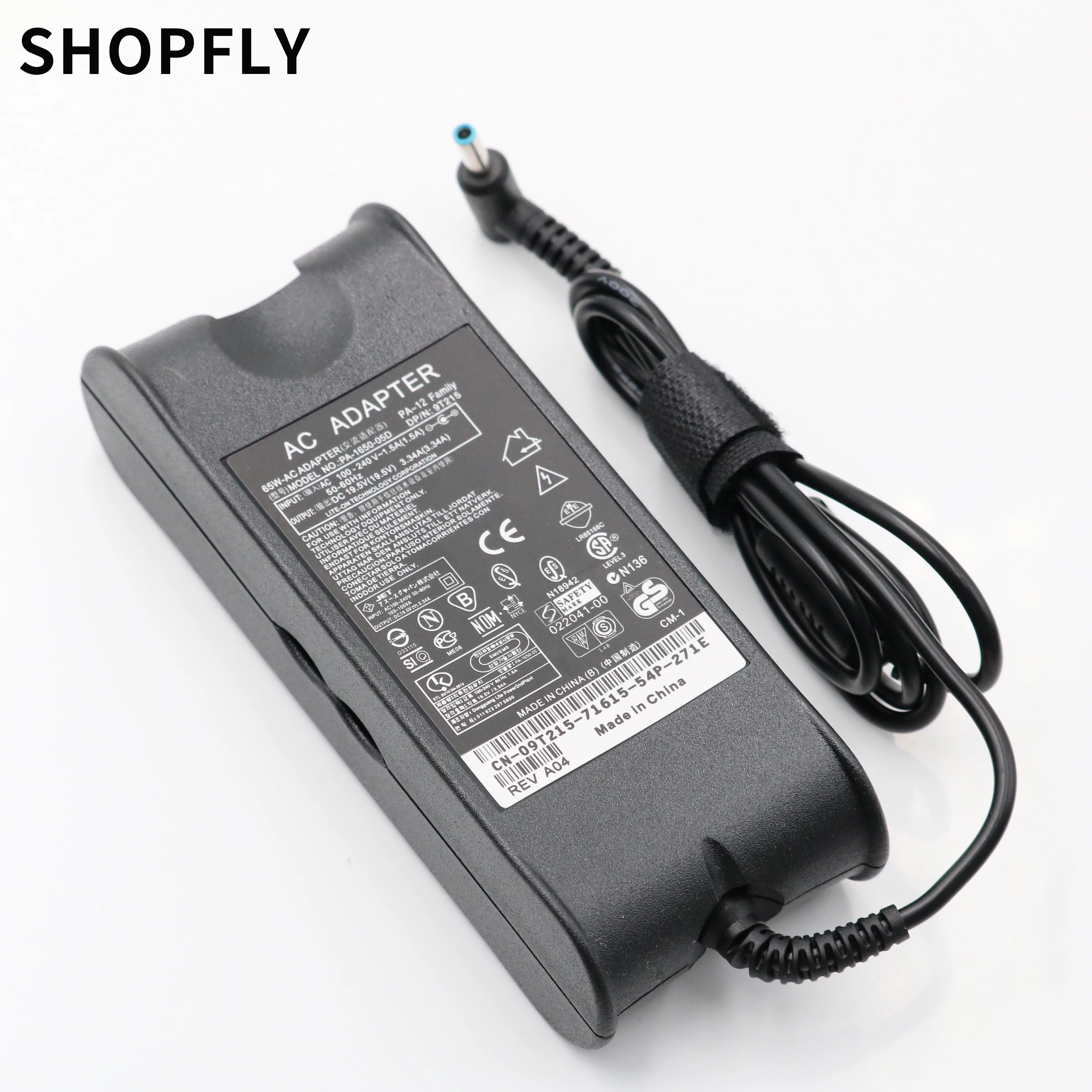 

19.5V 3.34A 65W laptop AC power adapter charger for Dell Inspiron 15 3551 3552 3558 5551 5552 5555 5558 5559 7568 P28E P57G